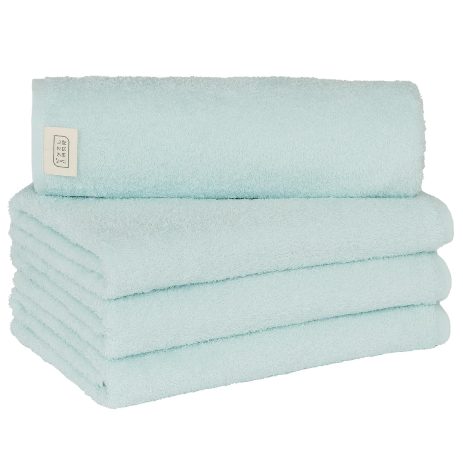 

Towel Laboratory Reason for Bath Light Green and Whitish Set of Easy to JapanTechnology [The Lightness] #006 Towels, Green, 4, Quick-Drying, Thin,