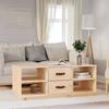 Day and Night - Day and Night Solid Pine Wood Coffee Table 100x50x41 Cm