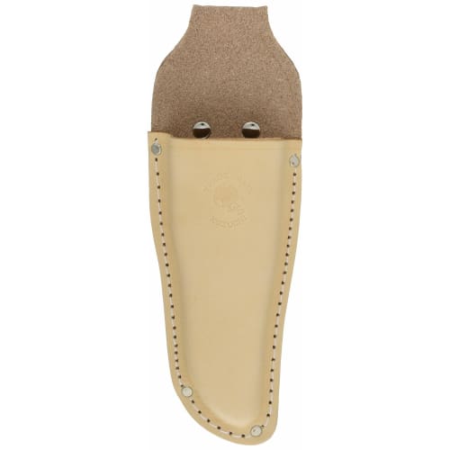 Kozuchi Tanume Leather Pruning Shears Case, Curved Base, Embossed, ST-22