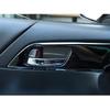 New 4 X Carbon Fiber Look Inner Door Handle Bowl Frame Cover For Honda Accord 13-17
