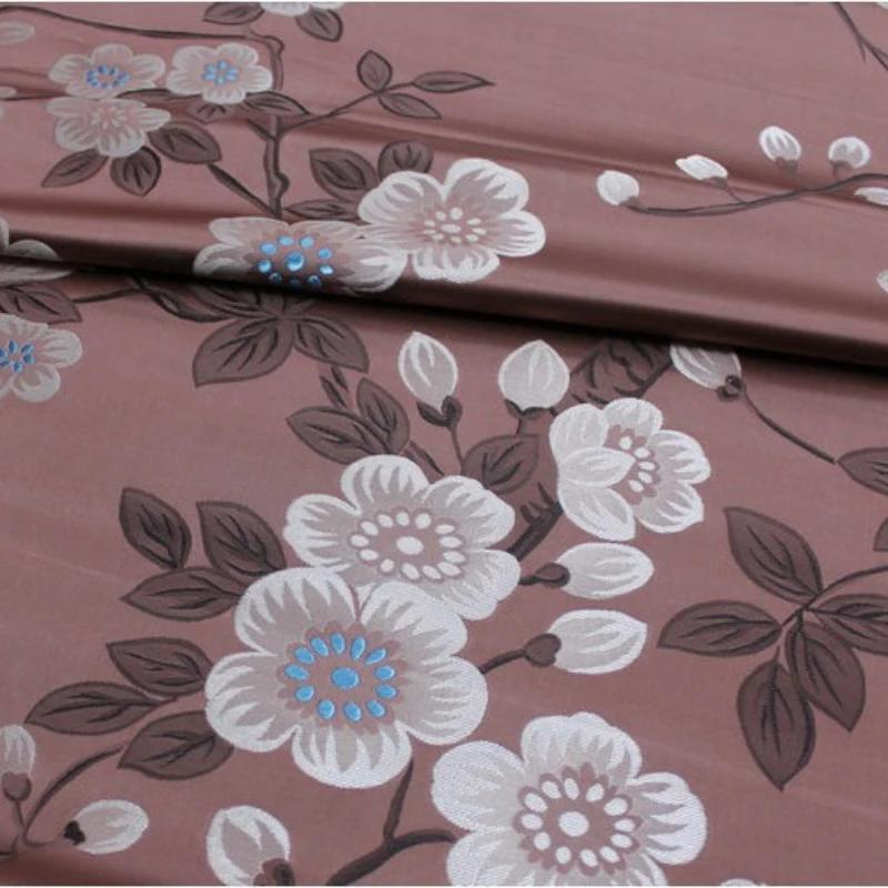Chinese Style Decoration Weaving Brocade Fabric Jacquard Silk Fabric DIY Handmade Cheongsam Cotton-padded Jacket Mongolian Robe