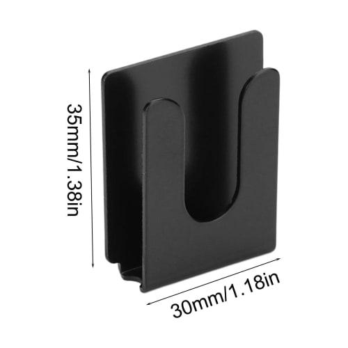 Metal Hook Handheld Microphone Hanger Bracket for Car Platforms, Outdoor Anti-Resistance Repair Parts, Convenient Metal Hook, Handheld Microphone Hook