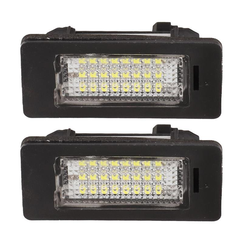 2pcs Car LED Light 24LED License Plate Number Light For BMW E90 For M3 E92 E70 E39 F30 E60 E61 E93 License Plate Lights