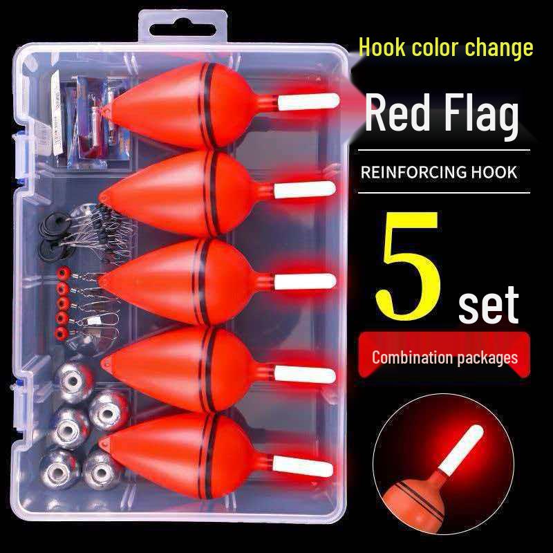 Luminous Color-Changing Big Belly Float Set for Carp Sea Fishing
