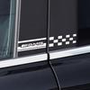 Car Styling Car Side Window B Pillar Decortion Decals PVC Auto Emblem Stickers For Mercedes Benz AMG W124 W202 W203 W204 W210