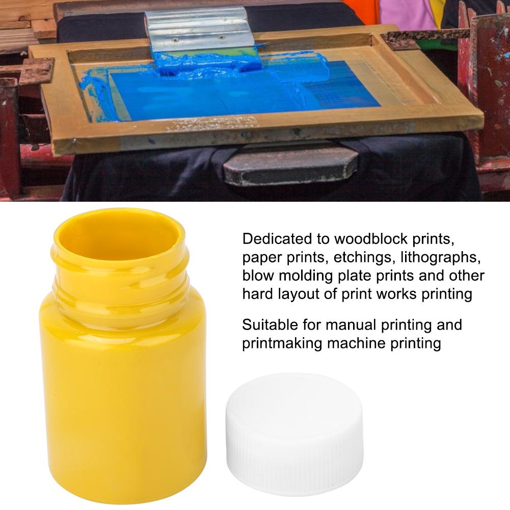 Buy Block Printing Ink, Pigment, Washable Oil Ink, Good Coloring Effect ...