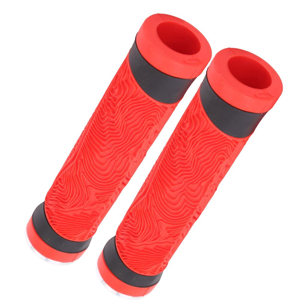 GUB Anti Skid Bicycle Handlebar Cover Silicone Handlebar End Caps Cycling Accessory(Red )