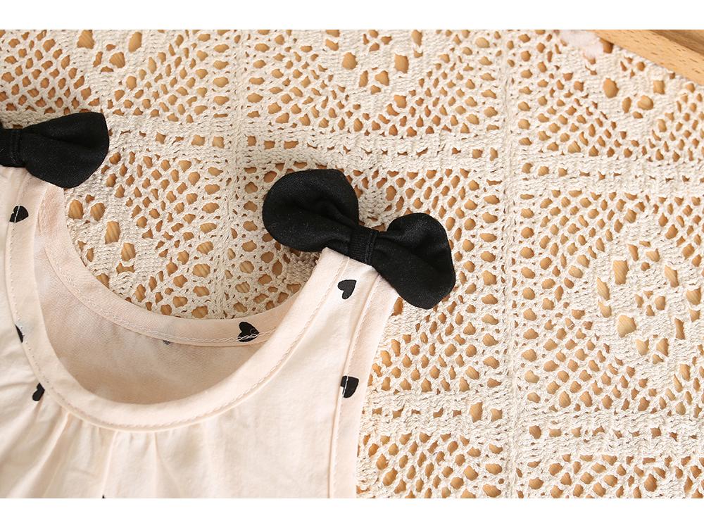 Trendy Baby Girl Sleeveless Summer Romper - Adorable & Light