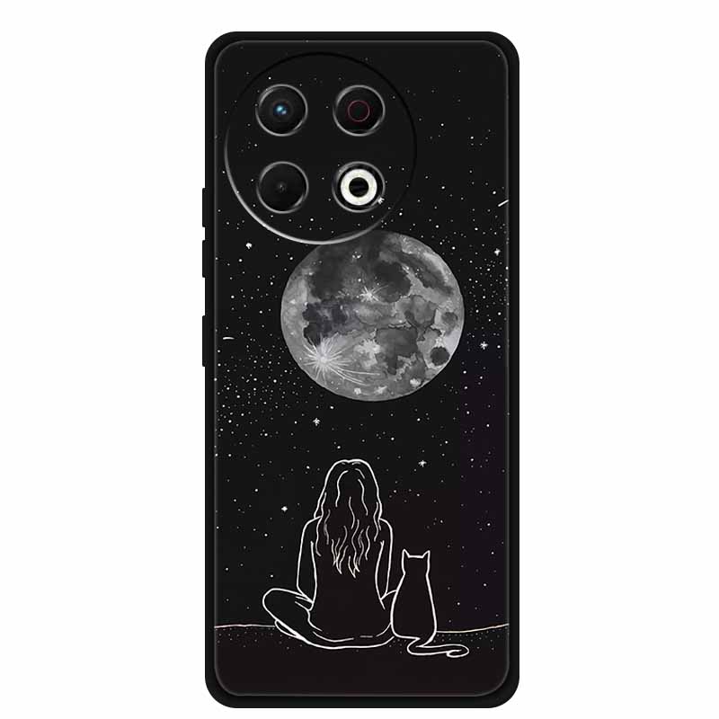 For Tecno Spark 30 Pro Phone Case 30Pro Coque Black Silicone Soft Back Cover Case For Tecno Spark30 Pro 4G Case Protective Shell