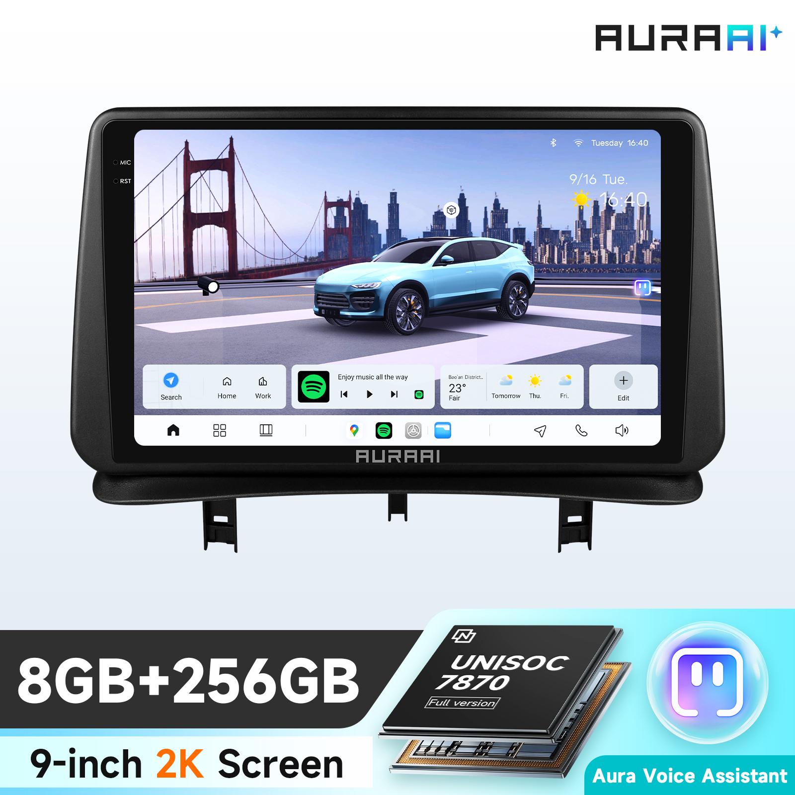 

Ossuret Интеллектуальный 2K Экран 4G-LTE Carplay Android Автомагнитола Для Renault CLIO 3 2005 - 2014 Автомобильная Информационно-Развлекательная Мультимедийная Система GPS Стерео Bluetooth S8 8Core 8G 256G 9inch