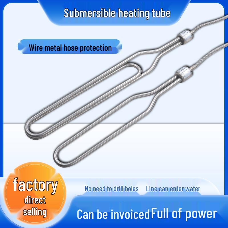 High-Power Submersible Electric Heating Rod for Industrial Water Tanks 380V/220V