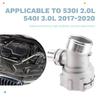 Upper Radiator Coolant Hose Connector 17128602870 Aluminum For BMW 530I 2.0L 540I 3.0L 2017-2020 Car Parts