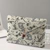 Rabbit print pattern laptop bag with soft laptop fabric cover, suitable for laptop soft cover storage and tablet storage bag