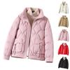 Women's Hooded Coat Ladies Winter Cotton Coat Thickened Warm Jacket