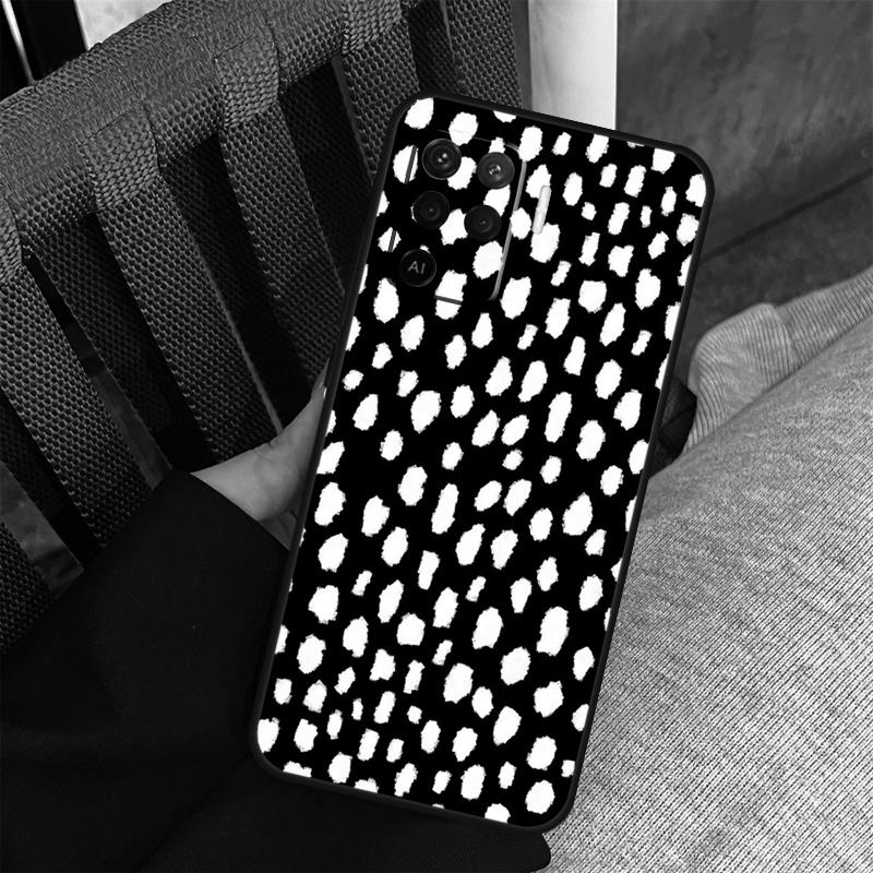 Polka Dot Case For Oppo A80 A60 A40 A94 A54 A98 A78 A18 A38 A58 A16 A76 A96 A17 A77 A74 A57S A15 Cover