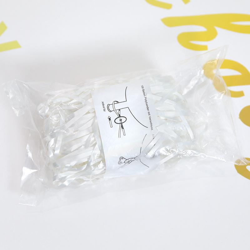 Balloon Ribbon Decoration for Helium Balloons - Party Supplies with Pull Flower Design for Weddings