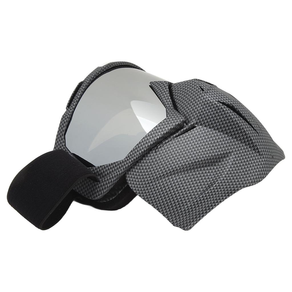 Motorcycle Face Mask Goggles Dust Wind UV Proof Riding Glasses Closed Removable Protective Glasses