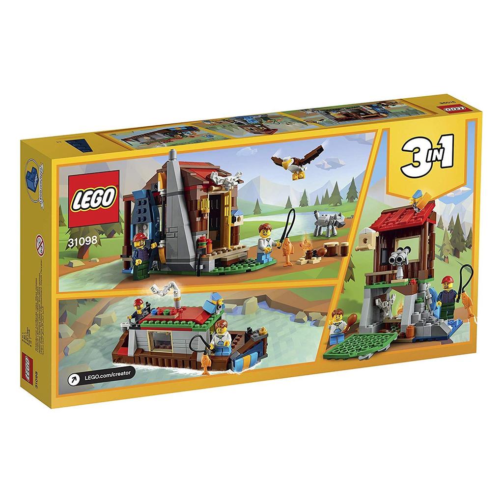 LEGO Creator Cabina nel Bosco 31098 Giocattolo con Mattoncini per Bambine e Bambini