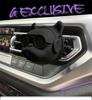 2PCS Bulldog Decoratio Black Cherry Luxury Brand Vent Fan Car Airvent Outlet Clip Interior Vehicle Decoration Car Tuyere