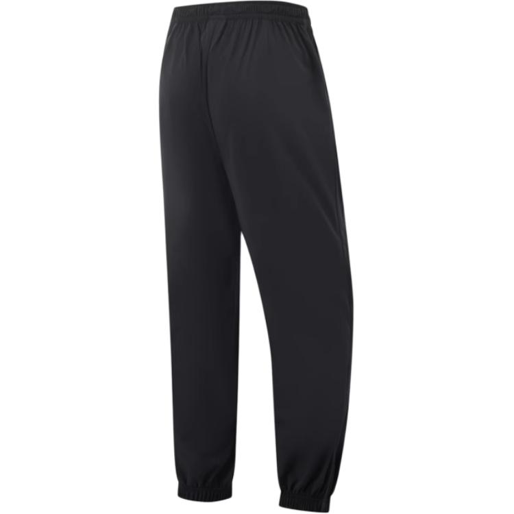 Li Ning Simple Solid Color Versatile Comfortable Knitted Sports Pants Women Bottoms Black AYKV154-1