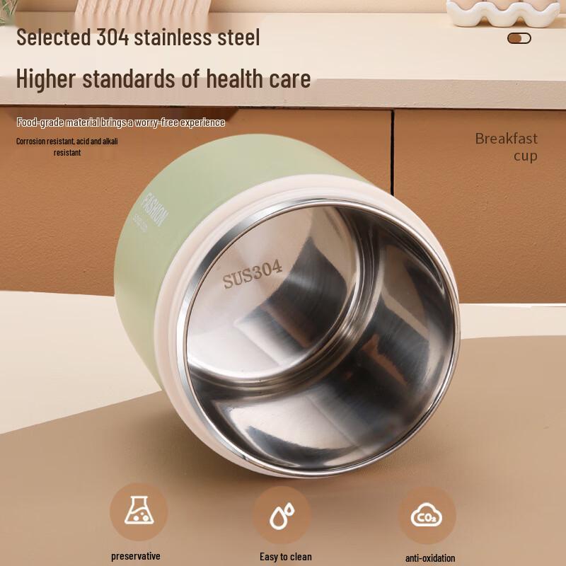 Zhìshì 304 Stainless Steel Portable Lunch Box