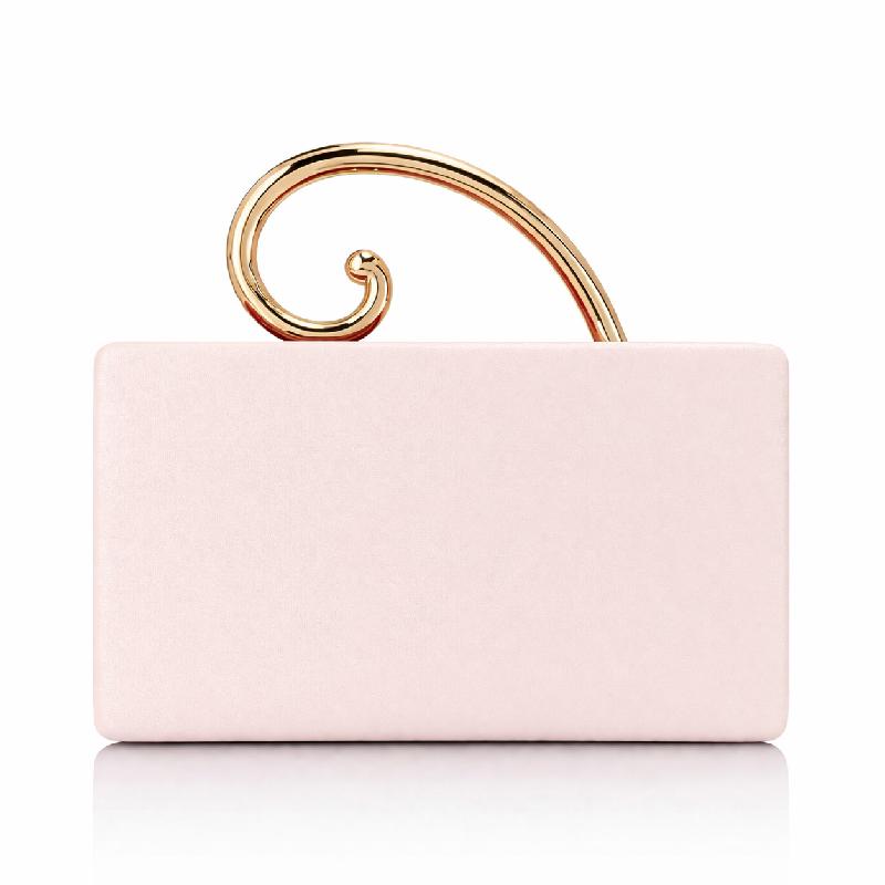 Fashion Shoulder Clutch Pu Leather Crossbody Summer Handbag Evening Bag Branded Copy Bags By Hand Golden Party Women's White Fur