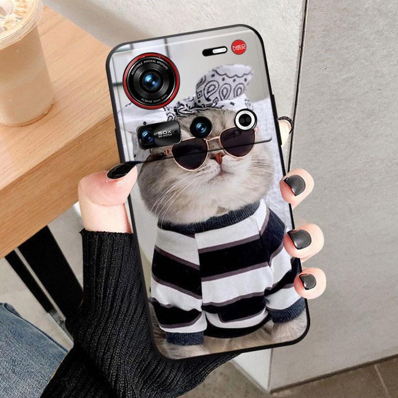 For ZTE Nubia Z70S Ultra 5G Case Luxury Soft TPU Silicone Back Cover For Nubia Z70 Ultra Protective Shells Z70 S Z70Ultra Fundas