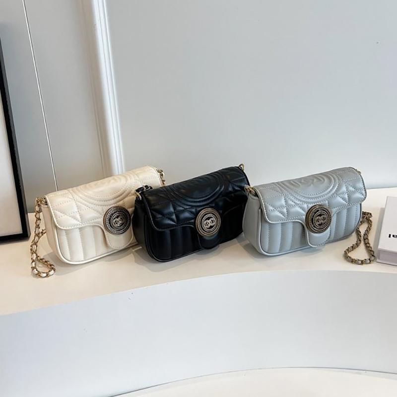 2024 New Bags Women's Bags Trendy Fashion Shoulder Bags Diamond Versatile Crossbody Bags Chain Bags High-end