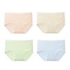 Mao Ren Women's 100% Cotton Antibacterial Breathable Briefs (4-Pack)