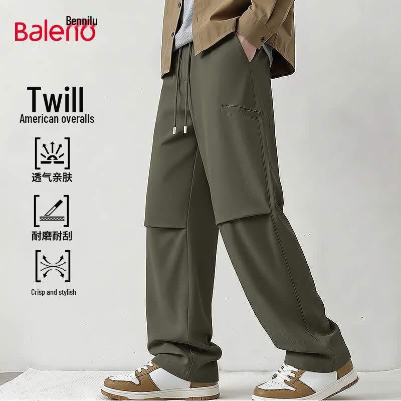 Baleno Men s Spring/Autumn Casual Straight-Leg Trousers L
