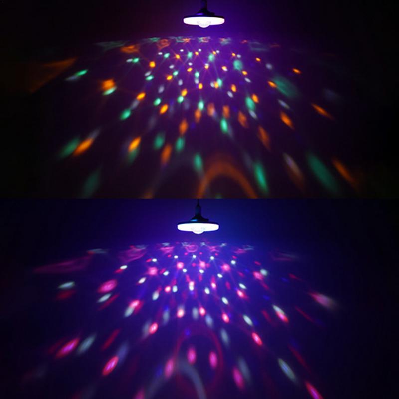 Disco Lights That Sync With Music Disco Ball Party Lights Screw-In High Brightness Ring Bulb Rgb Magic Ball Light For Party