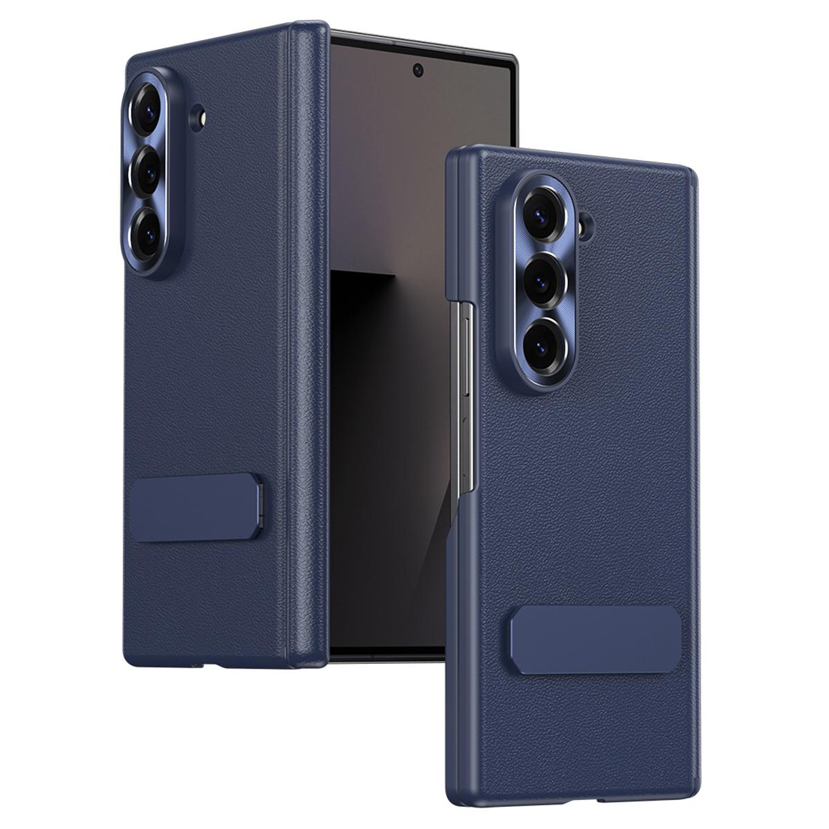 For Samsung Galaxy Z Fold5 5G Case Foldable Kickstand Leather Anti-Drop Phone Protective Cover