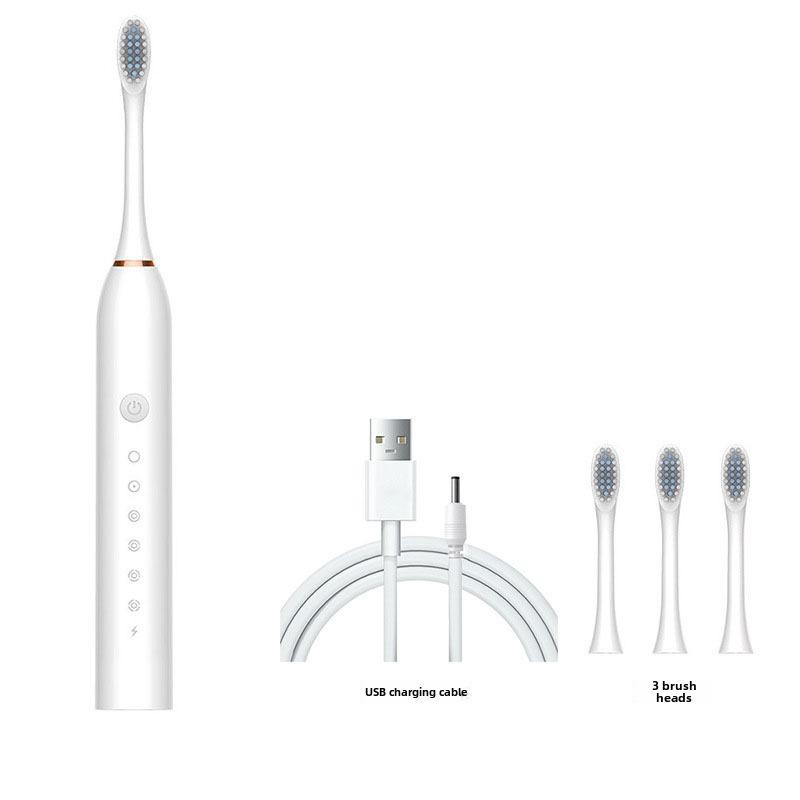 Universal Rechargeable Sonic Electric Toothbrush for Adults & Children - Soft Bristle, Fully Automatic, Ideal for Couples