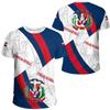 Dominican Republic T-Shirt Men Women Flag Emblem Sport Style Graphic Tee 3D Printing, Summer Outdoor Casual Fashion, Streetwear