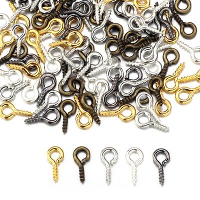 Screw Eye Pins for DIY Jewelry: 1000 Pcs/bag - Perfect for Necklaces, Pendants, and Pearl Head Projects
