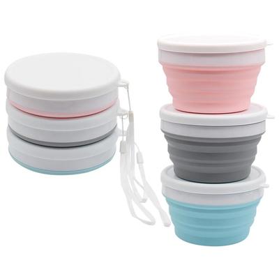 Bol Pliabil din Silicon Alimentar Reutilizabil Vas pentru Salată de Camping Ustensile de Bucătărie