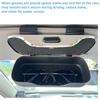 Car Glasses Box Portable Car Sunglasses Holder In The Car Driving Glasses Holder Eyeglass Case Sun Visor Car Lenses Holder
