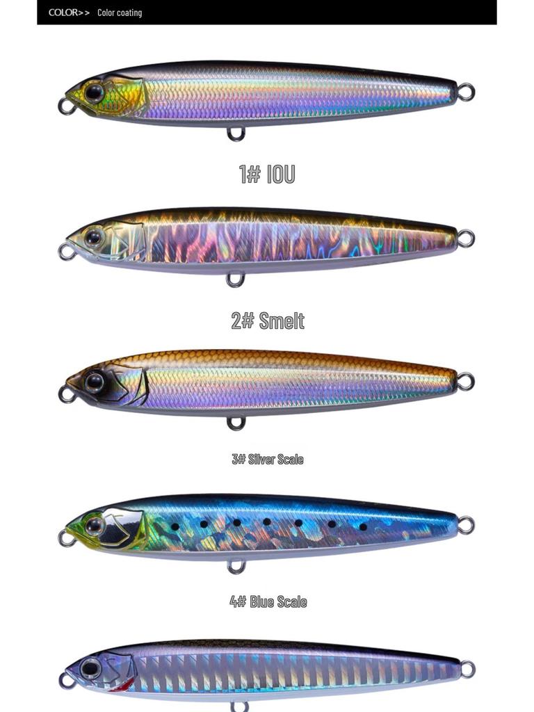 EWE Summer Ghost Feeder 2nd Gen Sinking Pencil Lure for Zander, Sea Bass, Barracuda