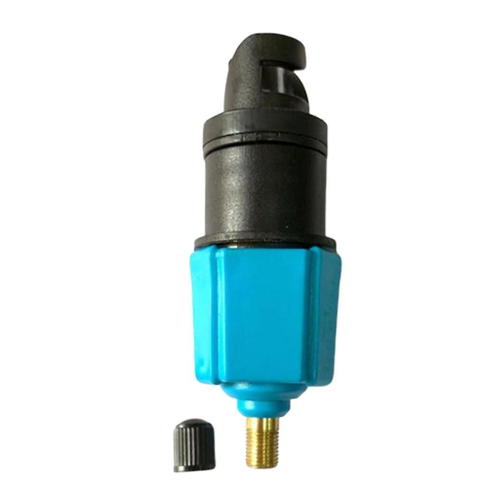 Inflatable Boat Pump Valve SUP Air Paddle Board Rubber Raft Adaptor Blue