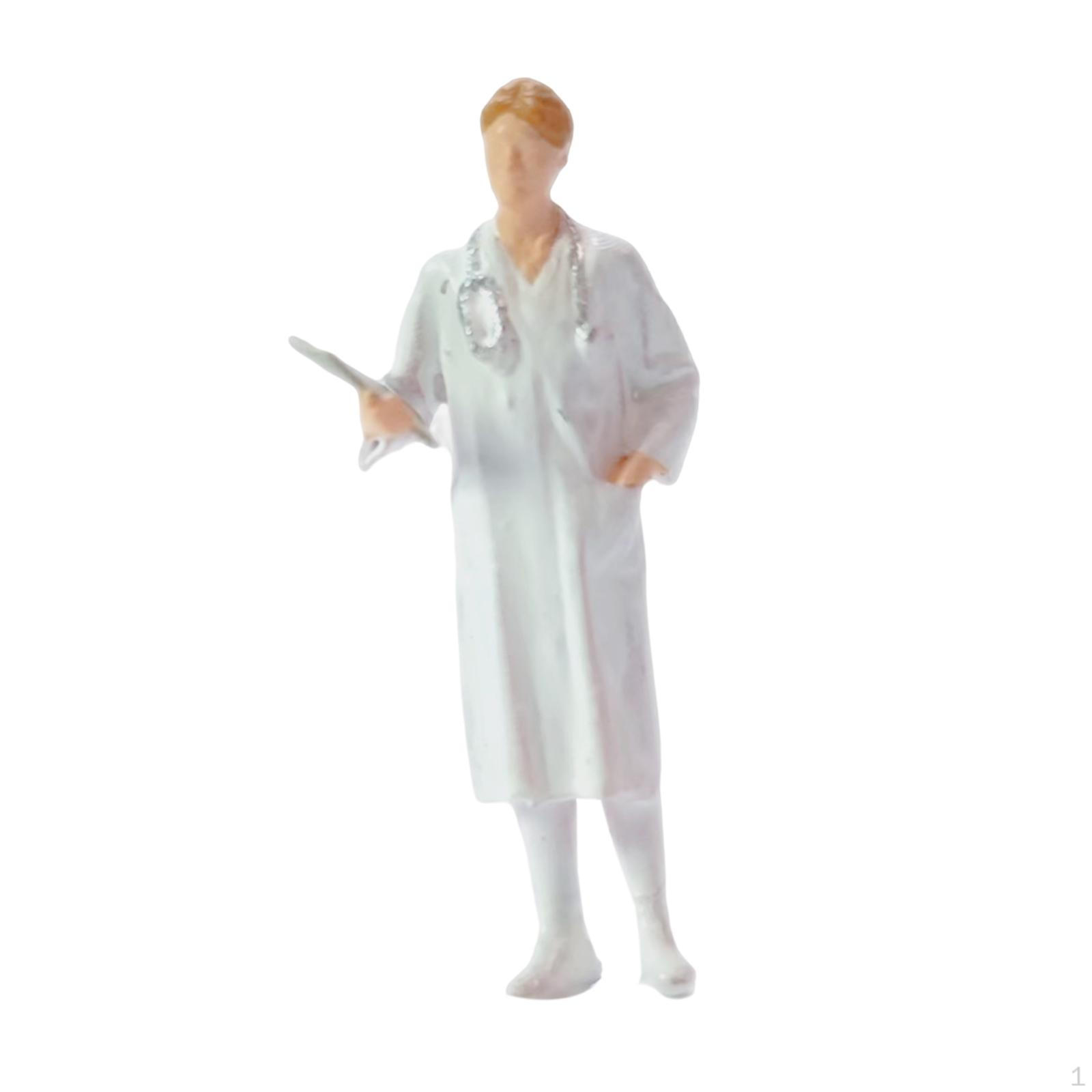 

1/87 People Figure Resin Craft Model for Miniature Scenes Woman stand up