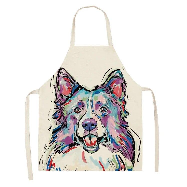 Household Kitchen Apron Nordic Polyester Animal Series Apron Polyester Overalls Adult Apron Polyester Material Apron