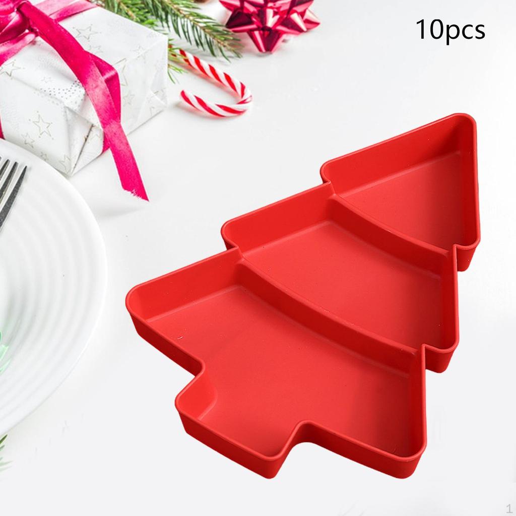 10 Christmas Tree Serving Tray for Snacks And Fruits