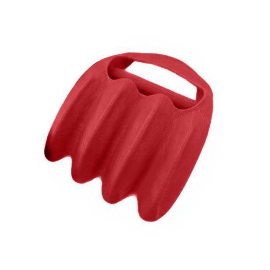 Multi Claw Sand Grabber 3D Printed Beach Digging Tool for Kids красный