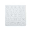 Letter Clay Molds Letter Keychain Moulds Letter Craft Mould Silicone Material Epoxy Resin Mould for DIY Pendant Keychain
