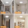 6000mAh Motion Sensor Ceiling Light 360° Wireless Rechargeable LED Shower Lights for Pantry Stairs Garage Hallway Night Light
