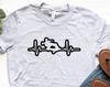 Skateboard Heartbeat Shirt, Funny Skateboard T-Shirt, Skateboarding Shirt, Skateboarder Boy Tee, Skater T-Shirt, Vintage Skateboard Tee