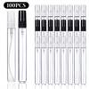 100 Stuks 10ml 5ml 3ml Glazen Sprayflesje Draagbaar Mini Navulbaar Parfuum Lege Fles Verstuiver Pomp Sprayflesje Transparant