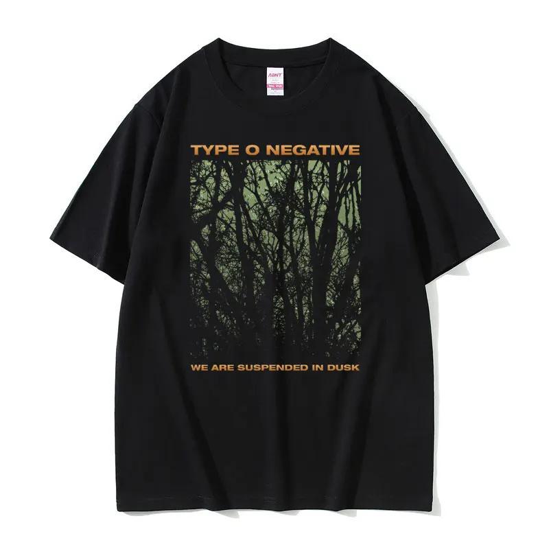 Fashion Rock Band Type O Negative Suspended in Dusk Essential T-shirt Men Women Summer Casual Tshirt Male Vintage Tops Tees