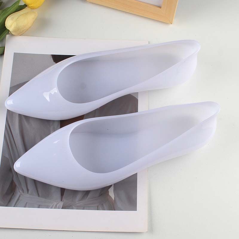 Fashion FHC New Style Women Rainshoes,Ankle Rubber Kitchen Working Shoes,Mark Shopping Jellys,Galoshes,Transparent,Nude,White,Dropship