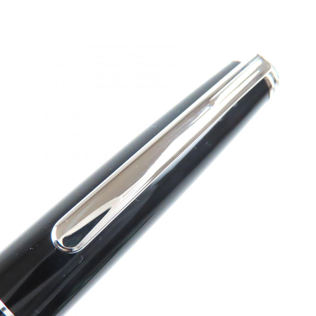 Excellent MONTBLANC Ballpoint Pen Meisterstck Classic Pix Black Silver Mens Used